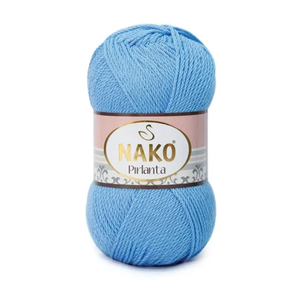 Nako Pırlanta Canlı Mavi Örgü İpliği 06976