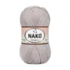 Nako Pırlanta Pembeli Gri Örgü İpliği 03079