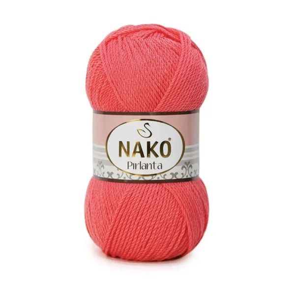 Nako Pırlanta Şerbet Pembe Örgü İpliği 11517