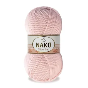 Nako Süper İnci Açık Pudra El Örgü İpi 01479