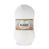 Nako Süper İnci Beyaz El Örgü İpi 00208