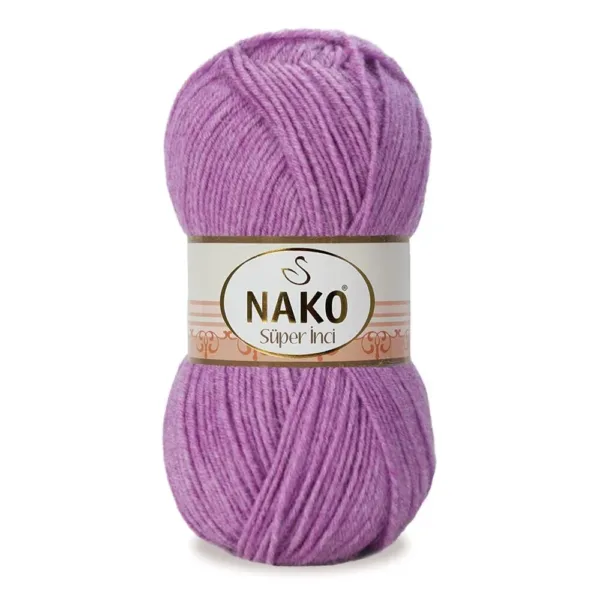 Nako Süper İnci Eflatun El Örgü İpi 23315
