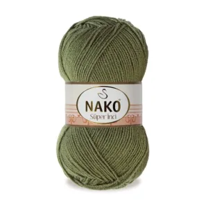 Nako Süper İnci Haki El Örgü İpi 04234