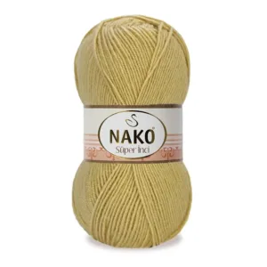 Nako Süper İnci Hardal El Örgü İpi 12480