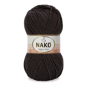Nako Süper İnci Kahverengi El Örgü İpi 06962