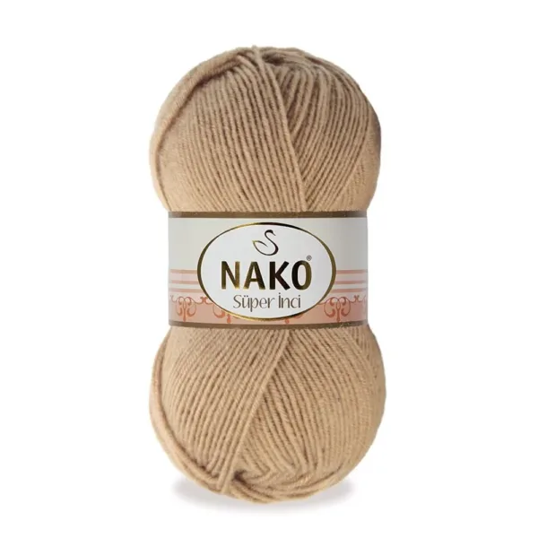 Nako Süper İnci Karamel El Örgü İpi 00221