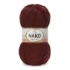 Nako Süper İnci Kızıl Kahve El Örgü İpi 13863