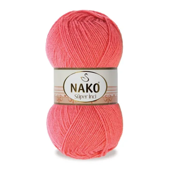 Nako Süper İnci Koral El Örgü İpi 11227