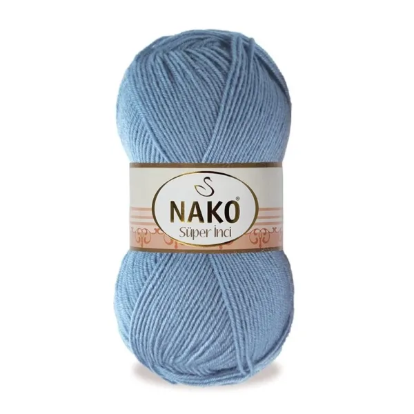 Nako Süper İnci Kot Mavi El Örgü İpi 01986