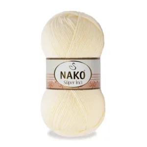 Nako Süper İnci Krem El Örgü İpi 00256