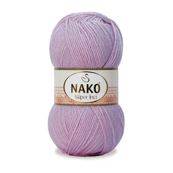 Nako Süper İnci Lila El Örgü İpi 06880