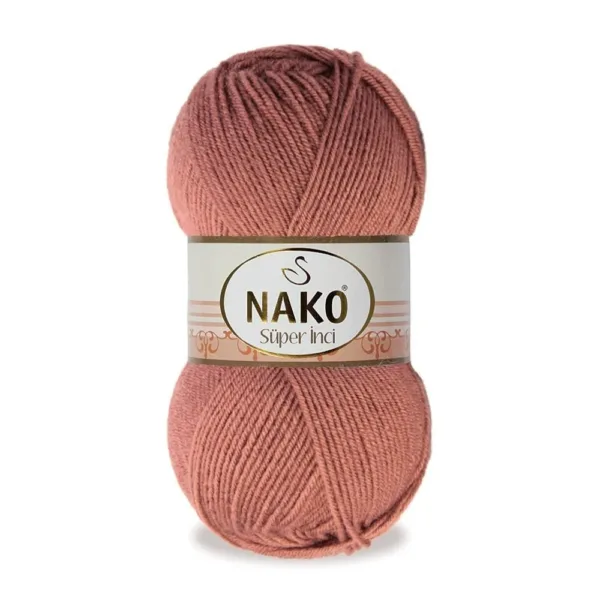 Nako Süper İnci Marsala El Örgü İpi 02248