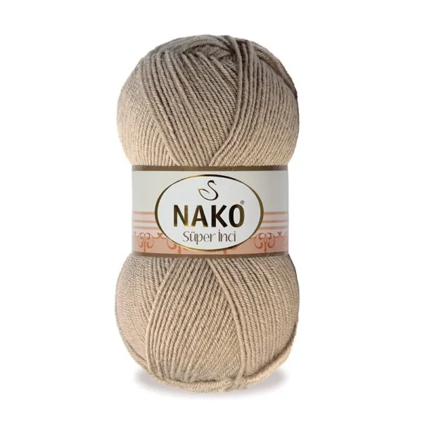 Nako Süper İnci Sütlü Kahve El Örgü İpi 01729