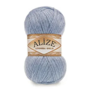 Alize Angora Gold Açık Denim Melanj Örgü İpliği 221