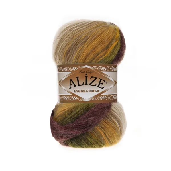 Alize Angora Gold Batik Örgü İpliği 5850