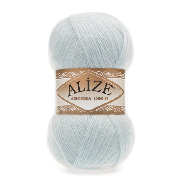 Alize Angora Gold Buz Mavi Örgü İpliği 514