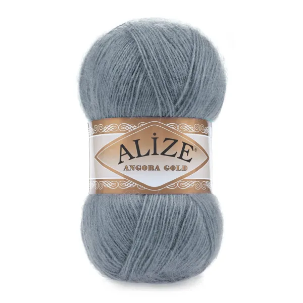 Alize Angora Gold Kömür Gri Örgü İpliği 87