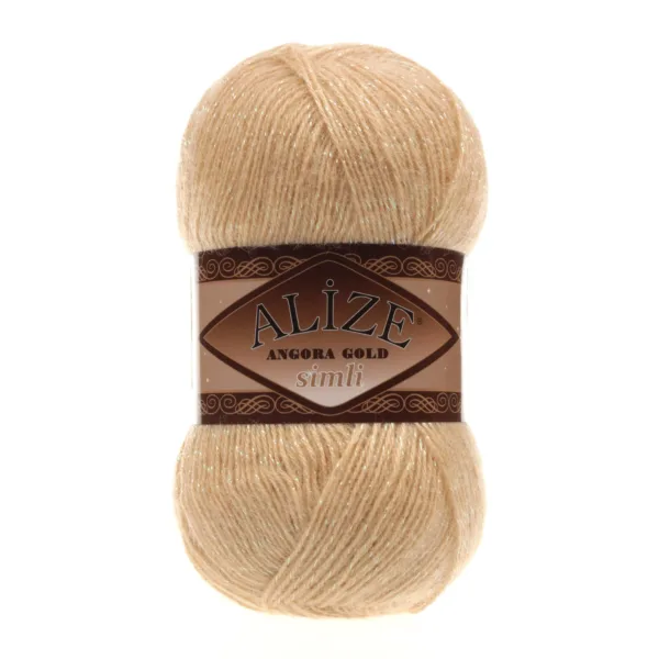 Alize Angora Gold Simli Deve Tüyü El Örgü İpliği 95