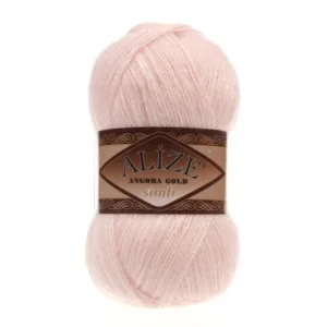 Alize Angora Gold Simli Pembe İnci El Örgü İpliği 271