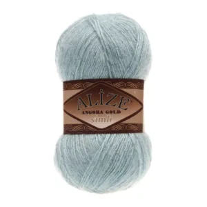 Alize Angora Gold Simli Peri Mavisi El Örgü İpliği 114