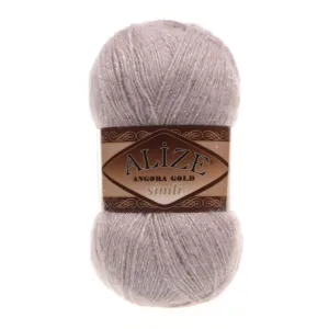 Alize Angora Gold Simli Toz Lila El Örgü İpliği 163