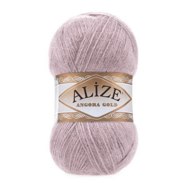 Alize Angora Gold Toz Lila Örgü İpliği 163
