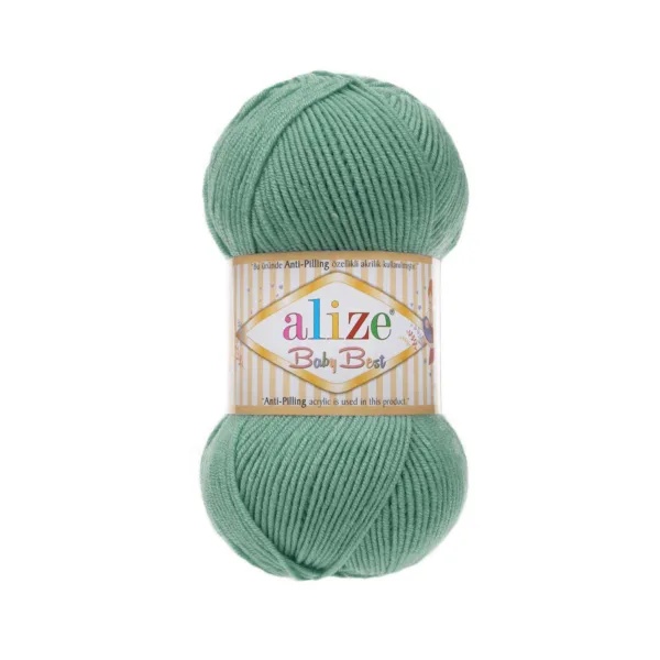 Alize Baby Best Koyu Mint El Örgü İpliğ