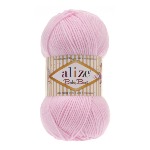 Alize Baby Best Pastel Pembe El Örgü İpliği