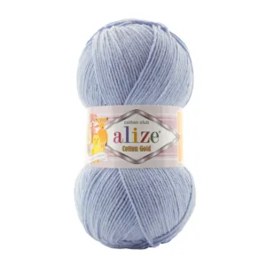 Alize Cotton Gold Bebe Mavi Örgü İpliği 481