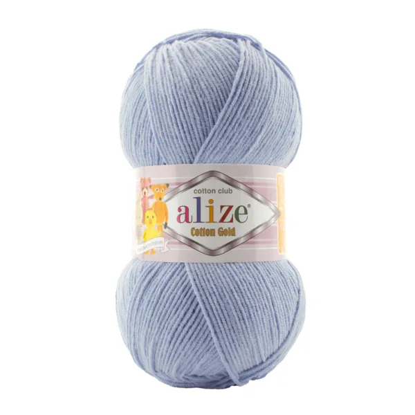 Alize Cotton Gold Bebe Mavi Örgü İpliği 481