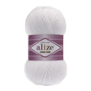Alize Cotton Gold Beyaz Örgü İpliği 55