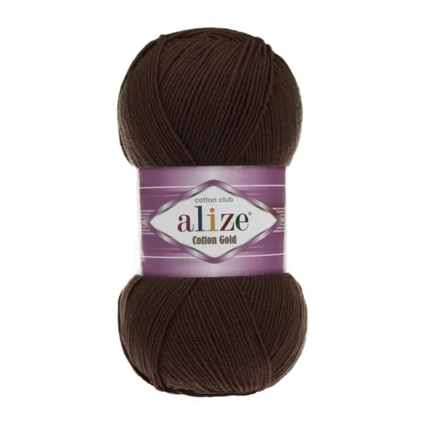 Alize Cotton Gold Kahverengi Örgü İpliği 26