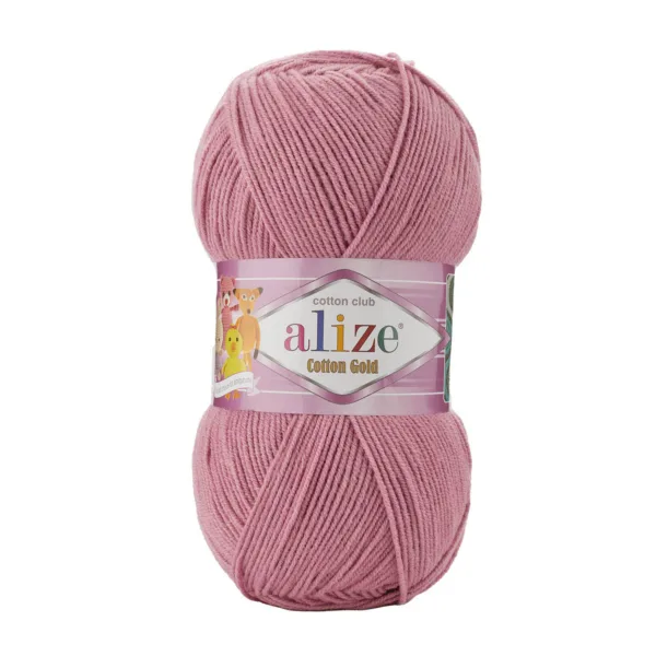 Alize Cotton Gold Nostaljik Gül Örgü İpliği 676