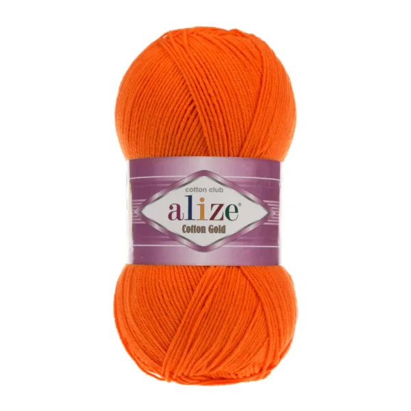Alize Cotton Gold Turuncu Örgü İpliği 37