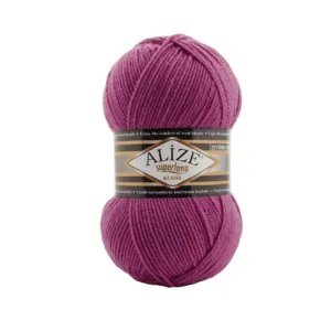 Alize Süperlana Klasik Fuşya Örgü İpliği 286