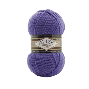 Alize Süperlana Klasik Menekşe Örgü İpliği 851