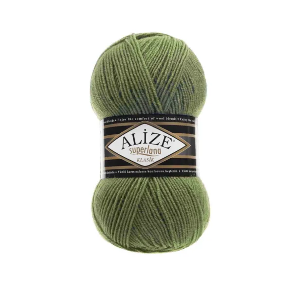 Alize Süperlana Klasik Zeytin Örgü İpliği 620
