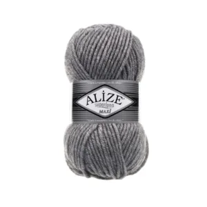 Alize Süperlana Maxi Gri Melanj Örgü İpliği 21