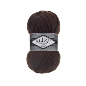 Alize Süperlana Maxi Kahverengi Örgü İpliği 26
