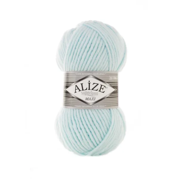 Alize Süperlana Maxi Mint Yeşil Örgü İpliği 522