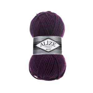 Alize Süperlana Maxi Mürdüm Örgü İpliği 111