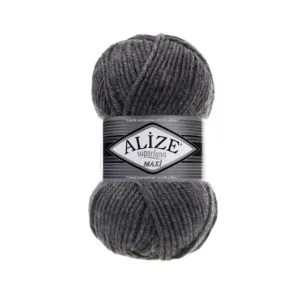Alize Süperlana Maxi Orta Gri Melanj Örgü İpliği 182