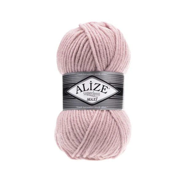 Alize Süperlana Maxi Pudra Örgü İpliği 161