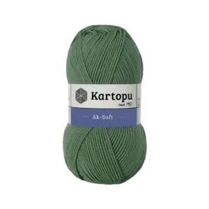 Kartopu Aksoft Açık Çimen El Örgü İpliği K430