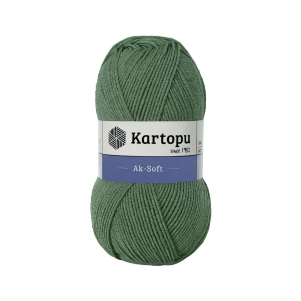 Kartopu Aksoft Açık Çimen El Örgü İpliği K430