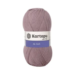 Kartopu Aksoft Açık Mürdüm El Örgü İpliği