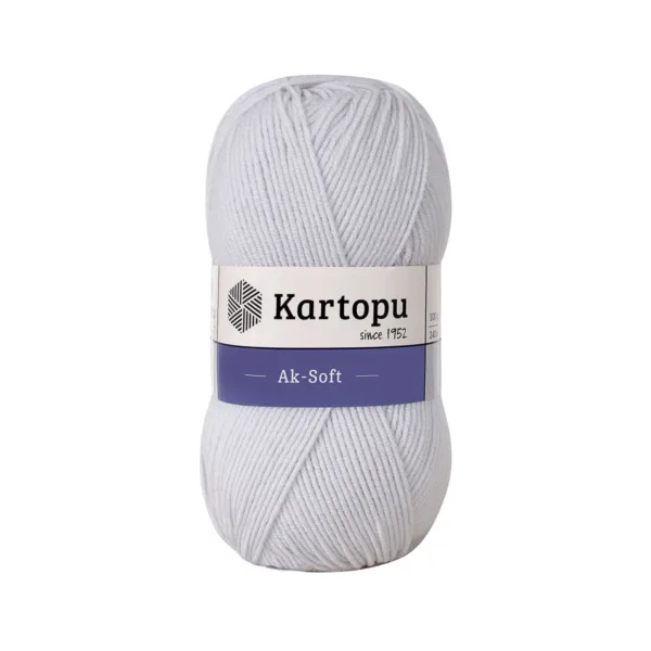 Kartopu Aksoft Alaska Gri El Örgü İpliği