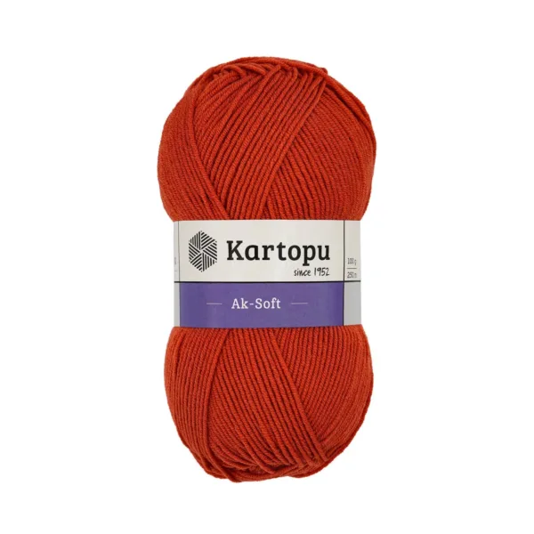 Kartopu Aksoft Canlı Taba El Örgü İpliği