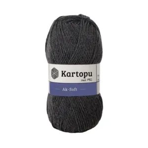 Kartopu Aksoft Füme El Örgü İpliği