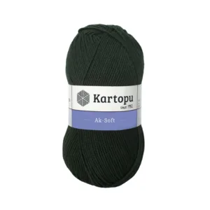 Kartopu Aksoft Haki El Örgü İpliği K478